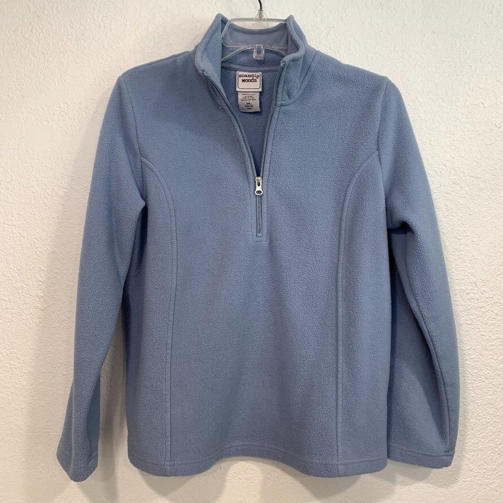 NWOT Scandia Woods 1/4 Zip Pullover Fleece Top S